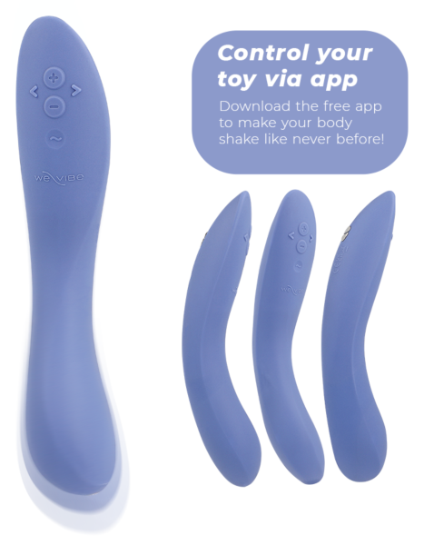 Kék We-Vibe Rave 2 vibrátor a G-pontra és a csiklóra