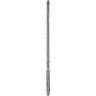 Ribbed dip stick - péniszdugó 10 mm - plata