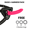 Arnés Deltaclub Dildo 17 cm | Kényelmes és biztonságos