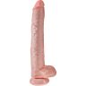 Dildo King Cock 35,6 cm Valósághű Textúrával