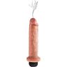 Dildo KING COCK 17.8 cm Jizzle Juice squeeze-bulb