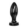 BDSM Anális Plug ALL BLACK 21 CM - 8 cm átmérővel