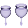 Menstruációs Kupa SATISFYER FEEL GOOD 15 + 20 ML