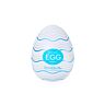 Maszturbátor Tenga EGG Wavy - Variált textúrákkal