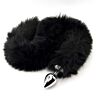 Butt Plug Furry Fantasy Fekete Párduc Farok 78 cm