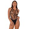 Hálóruha Lace LJ Floral Halter | állítható nyakkivágás