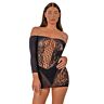 Mini Ruha Lace Off the Shoulder romantikus betétekkel