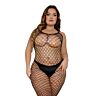 Bodystocking Lace by LJ Plus Size lábfej nélküli