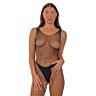 Bodystocking Lace Ragyogó Kivágott