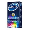 Kondom Mates Ultimate 3 az 1-ben 14 db melegítő síkosítóval
