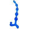 Anal golyók BAILE BENDY TWIST BLUE rugalmas kialakítással