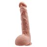 Realisztikus Dildó BAILE Jason Természetes 24 cm Vákuumos Talppal
