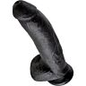 Dildo KING COCK 22.9 CM | Részletes kidolgozás és reális érzés