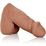 Packing pénisz - 12,75 cm-es barna élethű pénisz