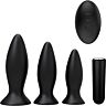 Vibrátor S Pleasures Premium Line Triplicity Black 15 móddal