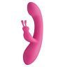 Vibrátor S Pleasures Velvet Love Bunny kettős stimulációval