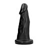Dildó ALL BLACK 27 CM | Hipoallergén és Ívelt Kialakítás