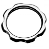 BDSM fém péniszgyűrű METAL HARD 50mm