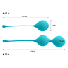 Kegel golyók INTENSE HEALTH Kendall - Hatékony edzés