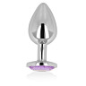 BDSM Anal Plug OHMAMA - 8 cm nehéz anál dugó kristálylal
