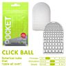 Masturbátor Tenga Pocket Click Ball kompakt formában