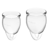 Menstruációs kupa SATISFYER - FEEL CONFIDENT 15 és 20 ml
