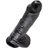 Dildo KING COCK 25.4 cm valósághű élménnyel