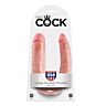 Dildo KING COCK U-ALAKÚ NAGY DOUBLE TROUBLE 17.8 CM