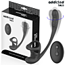 Anal Vibrátor ADDICTED TOYS - Vibrációs Plug és Tesztikula Stimulátor