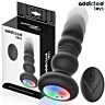 Vibráló anál plug ADDICTED TOYS LED világítással