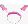 Szórakoztató kellékek DIABLO PICANTE - 6 db Pink csillogó antenna