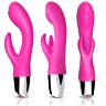 Vibrátor ARMONY - VIBRATOR RABBIT FUCHSIA, dupla stimuláció