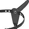 Vibráló arnés FETISH SUBMISSIVE HARNESS 15 cm