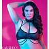 BDSM Felszerelés CALEXOTICS EUPHORIA Plus Size Multi Chain Collar Harness