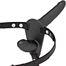 Dupla hám FETISH SUBMISSIVE HARNESS - Fekete
