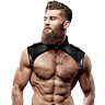 Férfi Hám FETISH SUBMISSIVE ATTITUDE - Állítható Eco-Bőr