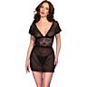 Babydoll CHILIROSE CR 4830 áttetsző tüll