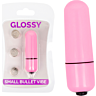 Vibrátor GLOSSY SMALL BULLET VIBE DEEP ROSE kompakt és vízálló