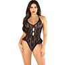 Bodysuit LEG AVENUE Black Bow és Ruffle egy méretben