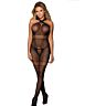 SUBBLIME Bodystocking keresztpántos nyakkal