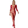 Bodystocking SUBBLIME 952419 Piros Hosszú Ujjú
