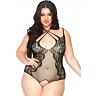 Bodysuit Leg Avenue Teddy 1X-2X csipkével