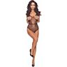 Bodystocking PASSION BS115 fekete hálós
