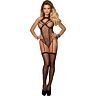 Bodystocking Sublime Fekete Halháló Egy Méret