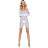 Bodystocking PASSION WOMAN BS110 nyitott lábakkal