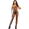 Bodystocking SUBBLIME 952112 fekete hálós dizájnnal
