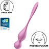 Kegel golyók SATISFYER LOVE BIRDS 12 rezgési programmal