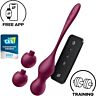 APP Szexjáték SATISFYER LOVE BIRDS VARY | Erősítő golyók