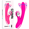 Vibrátor DIVERSIA BUNNY WAVES 24 CM – hullámos és erőteljes