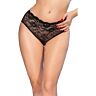 CHILIROSE PANTIES & THONGS CR 4901 fekete es csipkebugyi